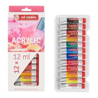 TINTA ACRÍLICA COM 12 CORES